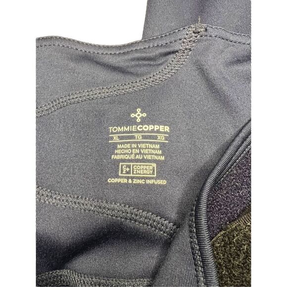 Tommie Copper Women’s XL Compression Capri Leggings Navy Lower Back Support - Picture 9 of 10